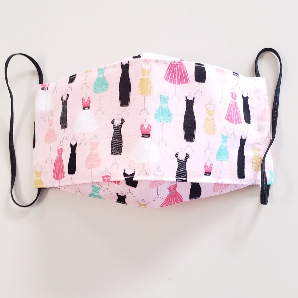 NEW! Light Blue Sky Blue Face Masks with Pocket - Picture 16 of 16